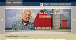 Desktop Screenshot of martinfunerals.com